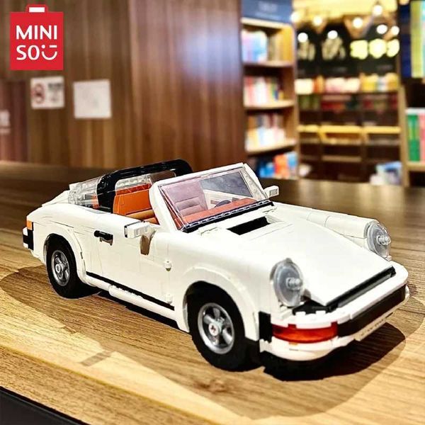 Blocks 1458PC Technical White Hypercar Super Racing Car Fit 10295 Model Building Blocks Bricks Children Toys Home Decoration Gifts Y241016EH