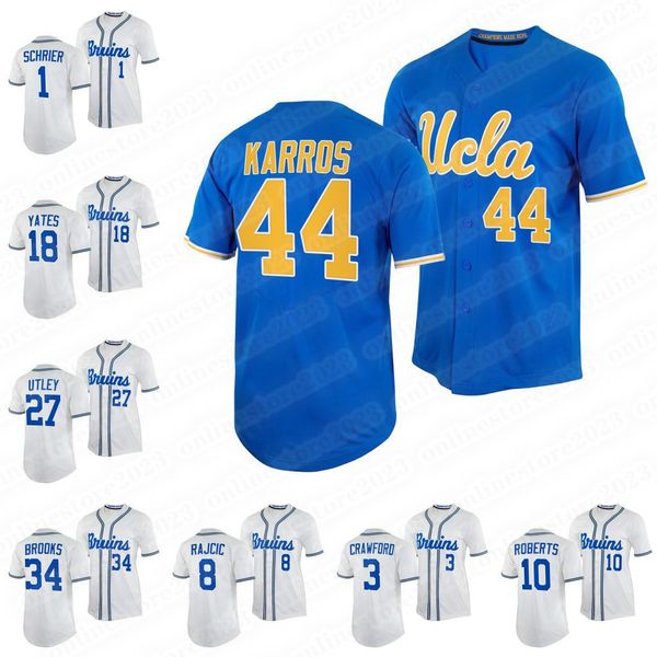 UCLA Bruins Baseball Jersey - Mens Polyester Full Sleeve - Customizable - Sizes S-XXXL