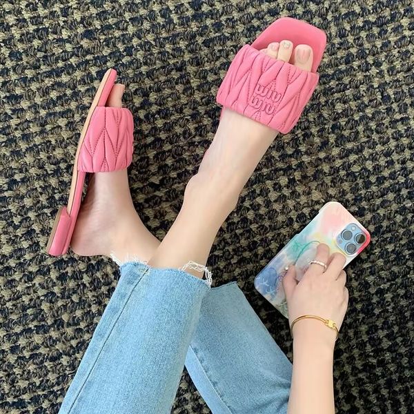 Summer Slippers Female Fashion New Candy Color Cute Personality Outdoor Leisure Beach Sandals