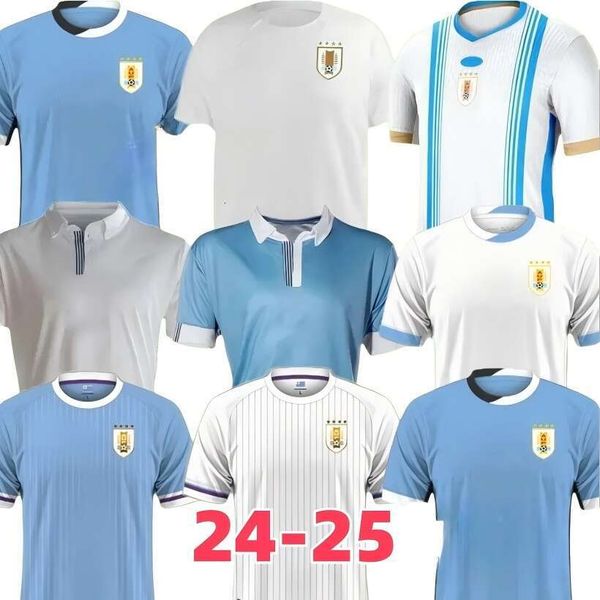 Uruguay 2024 L.SUAREZ Vintage soccer jersey National Team Football Shirts Kit M.UGARTE F.VAERDE 24 25 Home Away mens KIDS Tops Trikot G.DE A