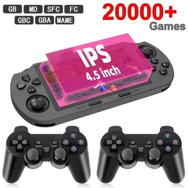 SF3000 portable handheld game console with 4.5-inch IPS Sn retro video game console built-in 20000+PS1-GBA-SFC-MAME games Y241115
