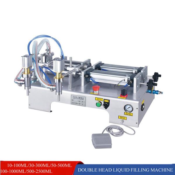 Semi-auto Liquid Filling Machine For Detergent Chemical Shampoo Milk Juice Oil Juice Liquid Pneumatic Piston Filling Machine