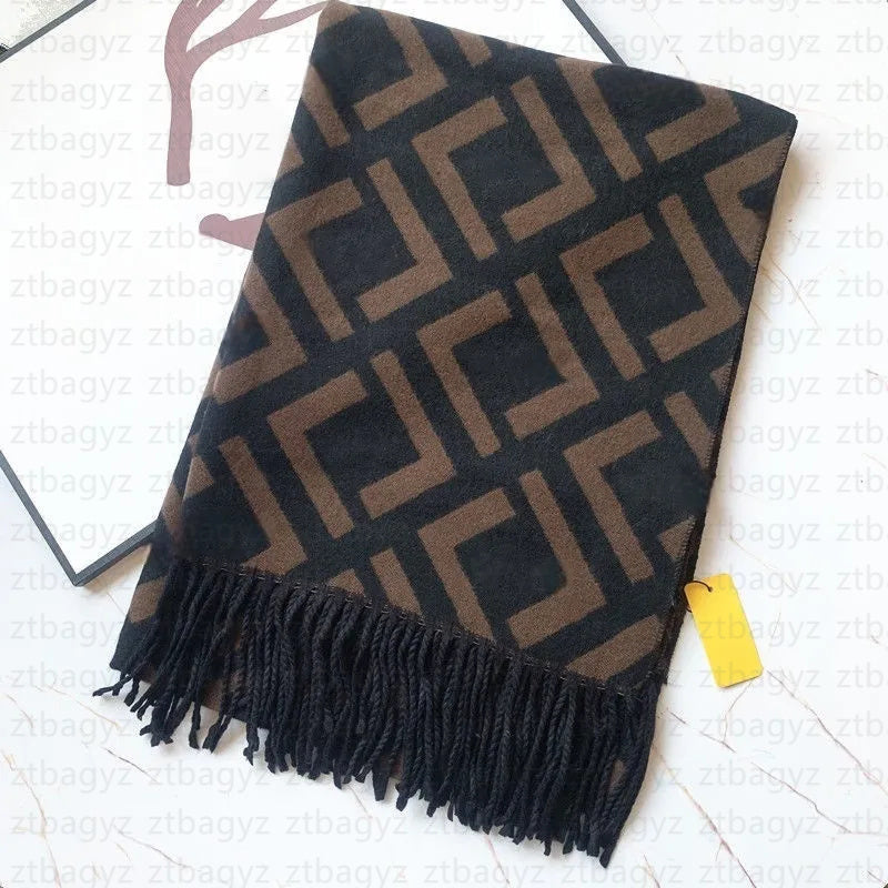 Luxury scarf for Women Cashmere scarf Designer Scarf Letter Printed Scarves Soft Touch Warm Wraps With Tags Autumn Winter Long Shawls 35cm X 180cm b