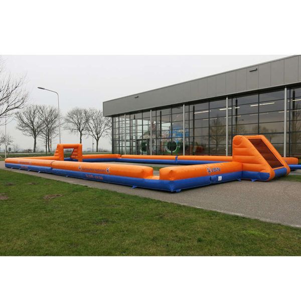 wholesale Custom portable blow up Inflatable football PitchInflatables soccer fieldaerated footballs Court Arena for outdoor game