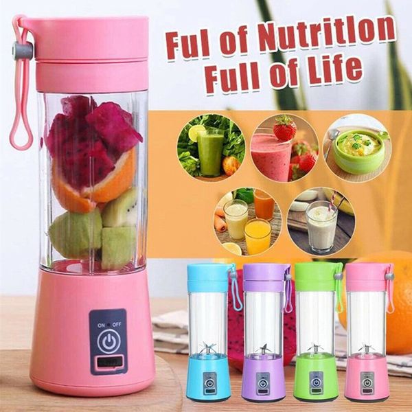 High Quality Portable Electric Fruit Juicer Tools Vegetable Juices Maker Blender USB Rechargeable Juice Making Cup Family Miniature Mini Jui