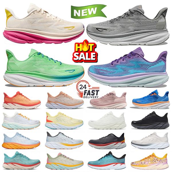 Clifton 9 Bondi 8 designer shoes running shoes men women Kawana harbor triple black white elevon breathable womens sneakers shoe outdoor tra