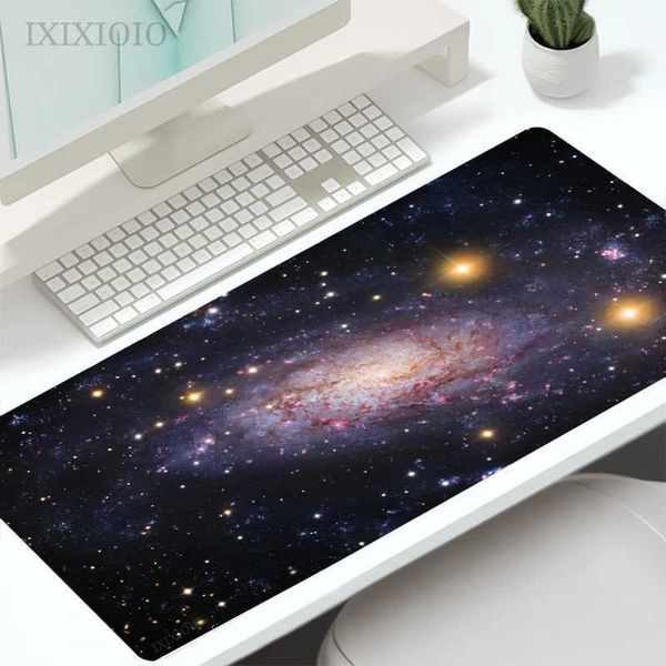 Cosmic Space Starry Sky Mouse Pad Gamer XL Computer Home Custom Large Mousepad XXL Non-Slip Carpet Laptop Mice Pad Mouse Mats O250118