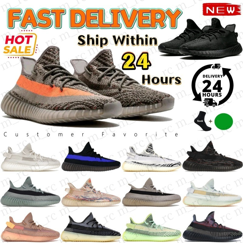 Mens trainers running shoes men designer shoes onyx bone salt Beluga reflective beige black womens breathable sports sneakers women outdoor comforta