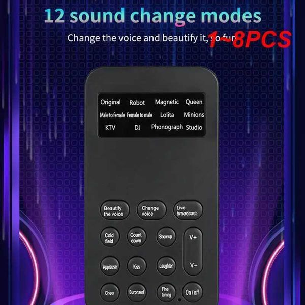 18 voice mode changers realtime streaming media sound change microphones mini portable voice modulators suitable for mobile phones PCs table