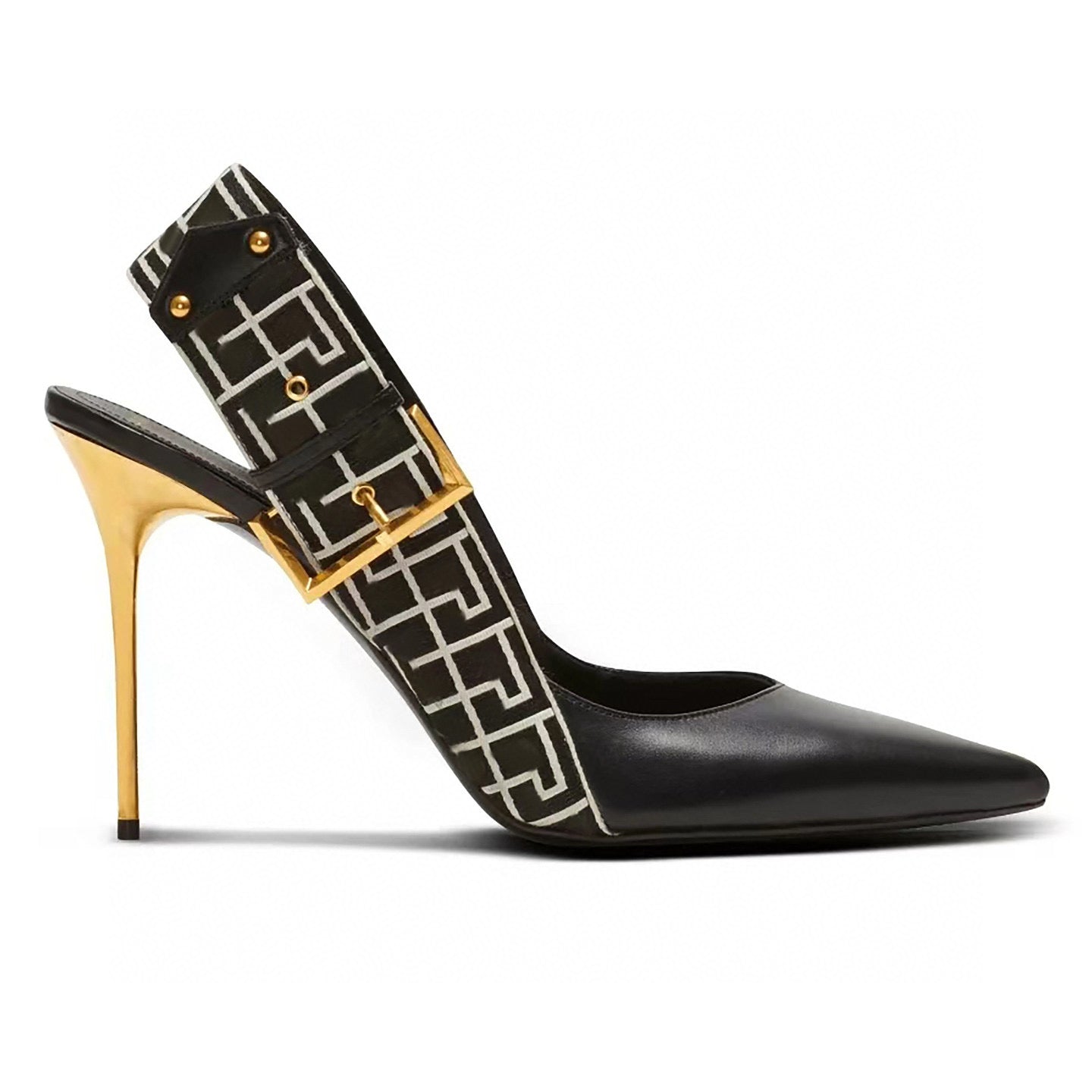 New Jacquard-knit Slingback Pumps stiletto Heels pointed toe sandals women's Luxury Designer Dress shoe Party factory footwear With box 35-42