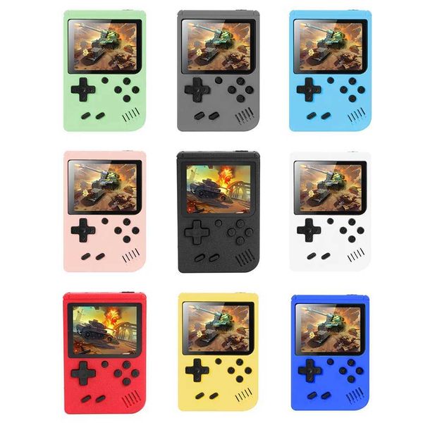 Retro Macaron Mini Game Console 3 Inch 800 In 1 Games Retro Game Machine Handheld Children Nostaic Game Box Singles DoublesXJ241204