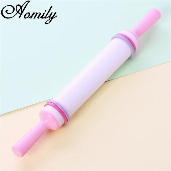Aomily Rolling Pin Pin Pin Masty Mishous Roller de farinha para biscoitos DIY Noodle Biscoit Fondant Cakes Baking Kitchen Tools 241212