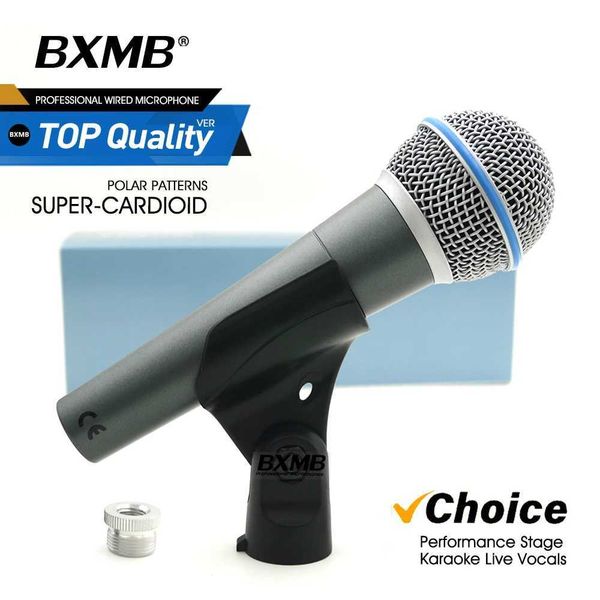 Metal BETA58A Microphone Professional Supercardioid Dynamic Wired Karaoke Mic For Podcasts Recording Vocals Live PerformanceM240815