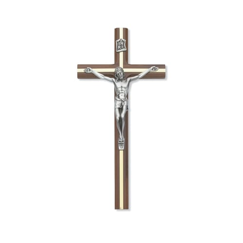 Walnut Crucifix 10&amp;quot;