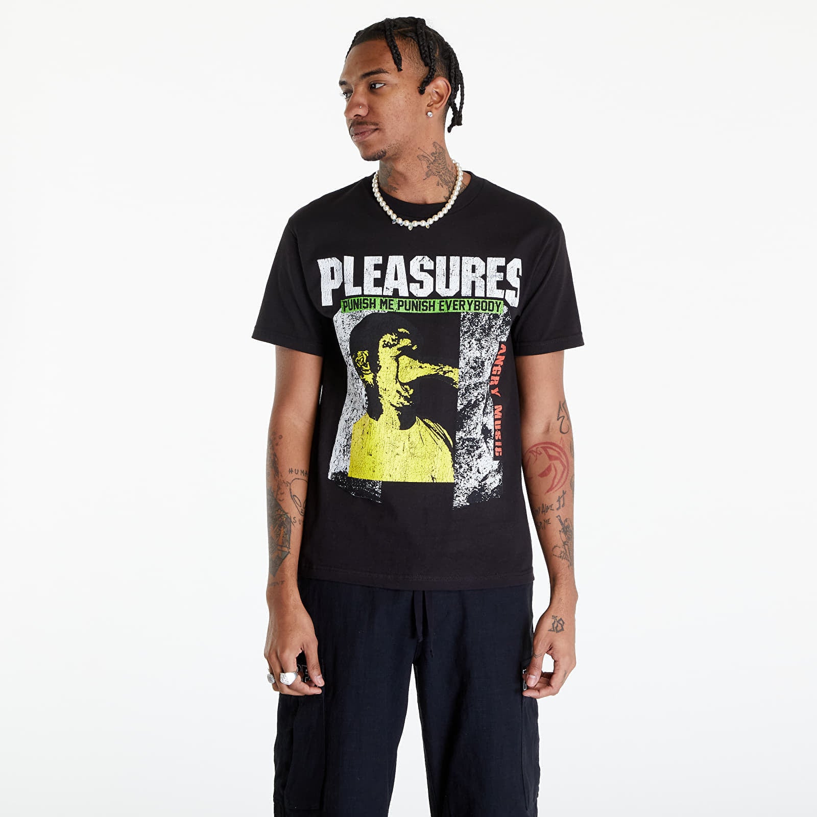 Koszulka PLEASURES Punish T-Shirt Black S