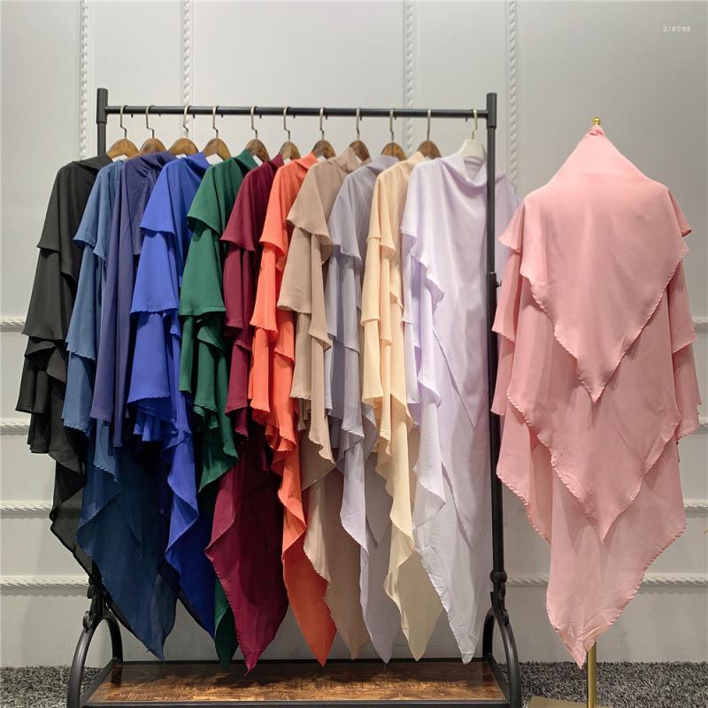 Ethnic Clothing Malaysia Headscarf Muslim Women Hijab Robe Amira Islamic Abaya Djellaba Khimar Arab Dubai Female Kaftan Shawls Head Wrap