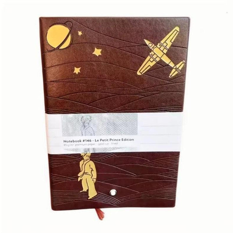 Wholesale Notepads 146 Notepads Hot Sell Black -blue Leather Cover Agenda Handmade Note Book Luxurs Periodical Diary Business Notebook F54