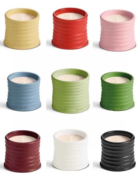 Spain Scented Candles Pottery Jar Top Quality Fragrance Candle ivy Aromatherapy Box Home Decoration Christmas Gift