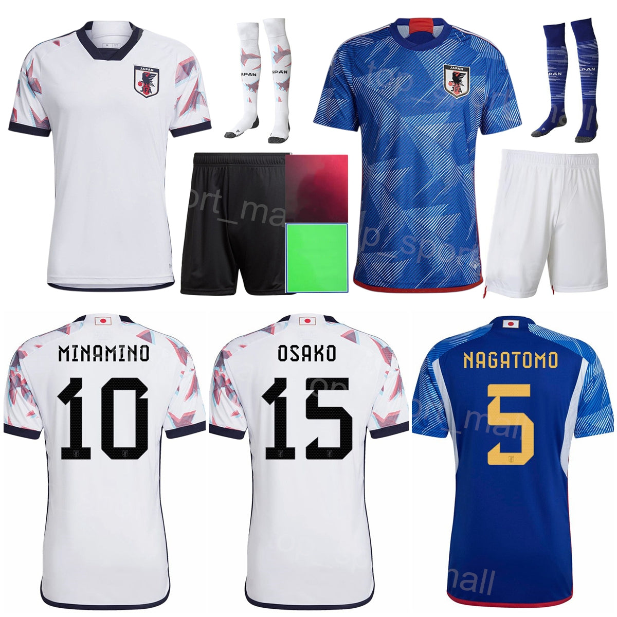 Man Youth National Team Japan Soccer Jersey TANIGUCHI SASAKI YAMANE SOMA NISHIMURA MACHINO HASHIMOTO HATANAKA OSAKO OKAZAKI HONDA Football Shirt Kit