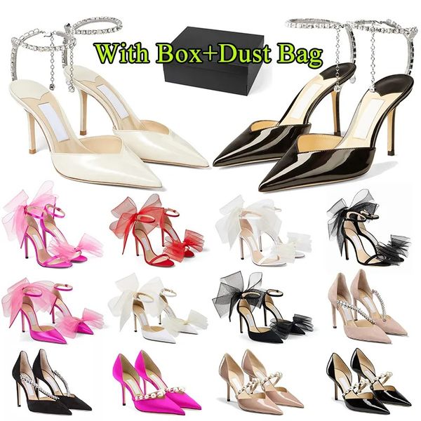 With Box Luxury Designer High Heels Sandals Sneakers fashion women Averly Pumps Aveline Asymmetric Grosgrain Mesh Fascinator Platform Heel W
