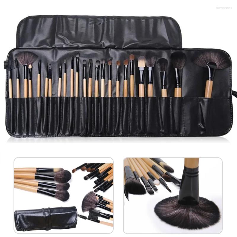 Makeup Brushes Gift Bag Of 24 Pcs Brush Sets Professional Cosmetics Eyebrow Powder Foundation Shadows Pinceaux Make Up Tools