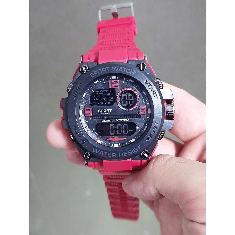 Top Electronic Watch for Man Outdoor Men&#039;s Sports Watches Stopwatch Waterproof Calendar Kids Digital Clock gift