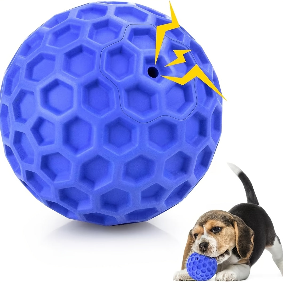 TEMU Indestructible Squeaky Dog Balls, Interactive Dog Toys For Aggressive Chewers Large Breed For Anxiety, Dog Chew Toys Balls For Aggressive