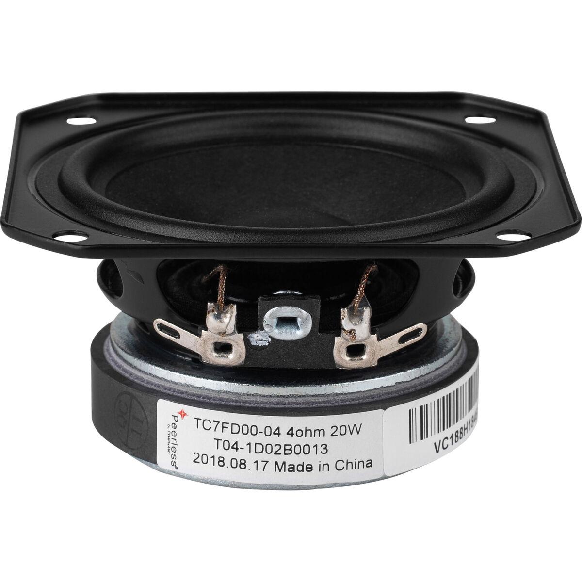 Peerless by Tymphany TC7FD00-04 2-1-2" Full Range Paper Cone Woofer 4 Ohm