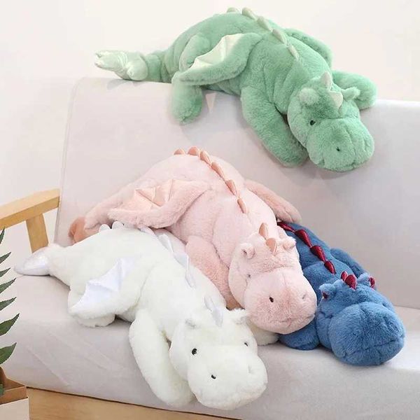 Dragon Plush Toy Soft Toy Stuffed Animal Big Flying Wings Dinosaur Throw Pillow Home Decor Doll Peluche Kids Toy Birthday GiftM240801