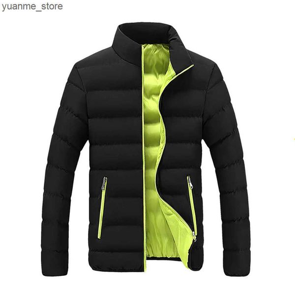 Cycling Jackets Cycling Thickened Autumn-winter Mens Sports Cotton Coat Stand Collar Cardigan Outdoor Padded Jacket Casual Jacket Warm Coat