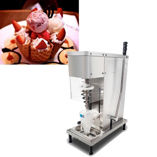 Auto Wash 750W Swirl Drill Frozen Yogurt Fruit Real Ice Cream Blender Machine Fruit Mixer