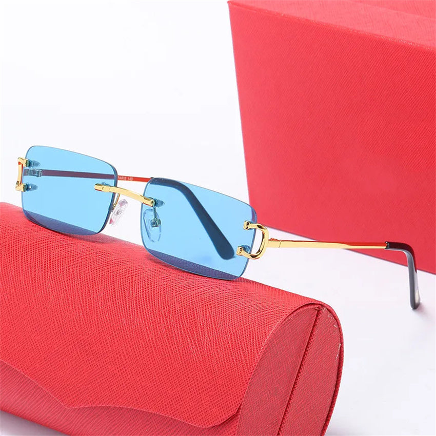 Square sunglasses for men sun glasses mirror print women Fashion Brand Mixed Color Designer Ladies Eyewear Retro Classic Pilot men eyeglasses Factor