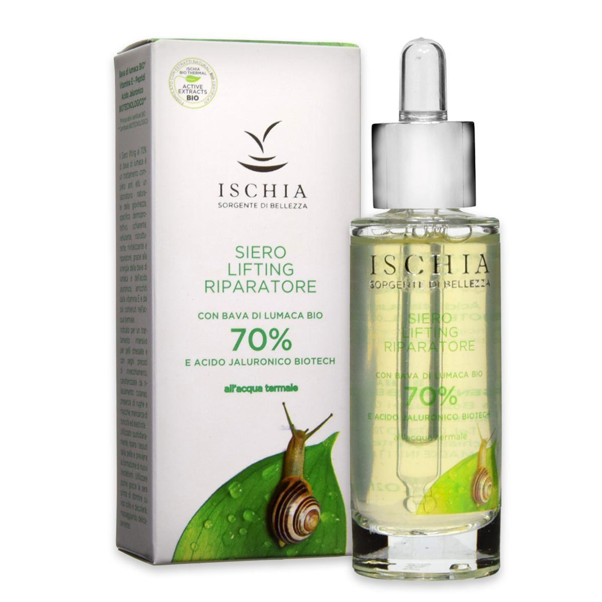 Ischia Serum Lifting Repairer 30 ml med 70% organisk snegl -slim