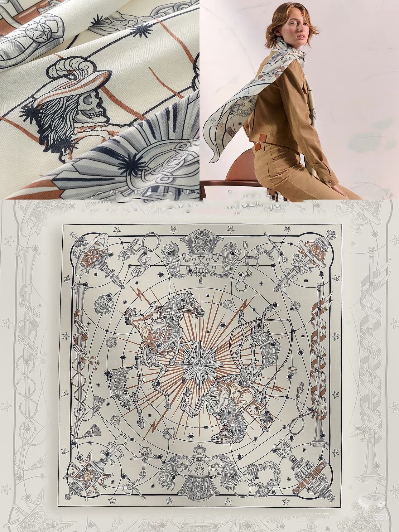 25ss140*140cm wraps H designer silk cashmere scarf shawl, Starry Chorus silk scarf, double-sided same color hand-rolled silk wool square scarf, 30%