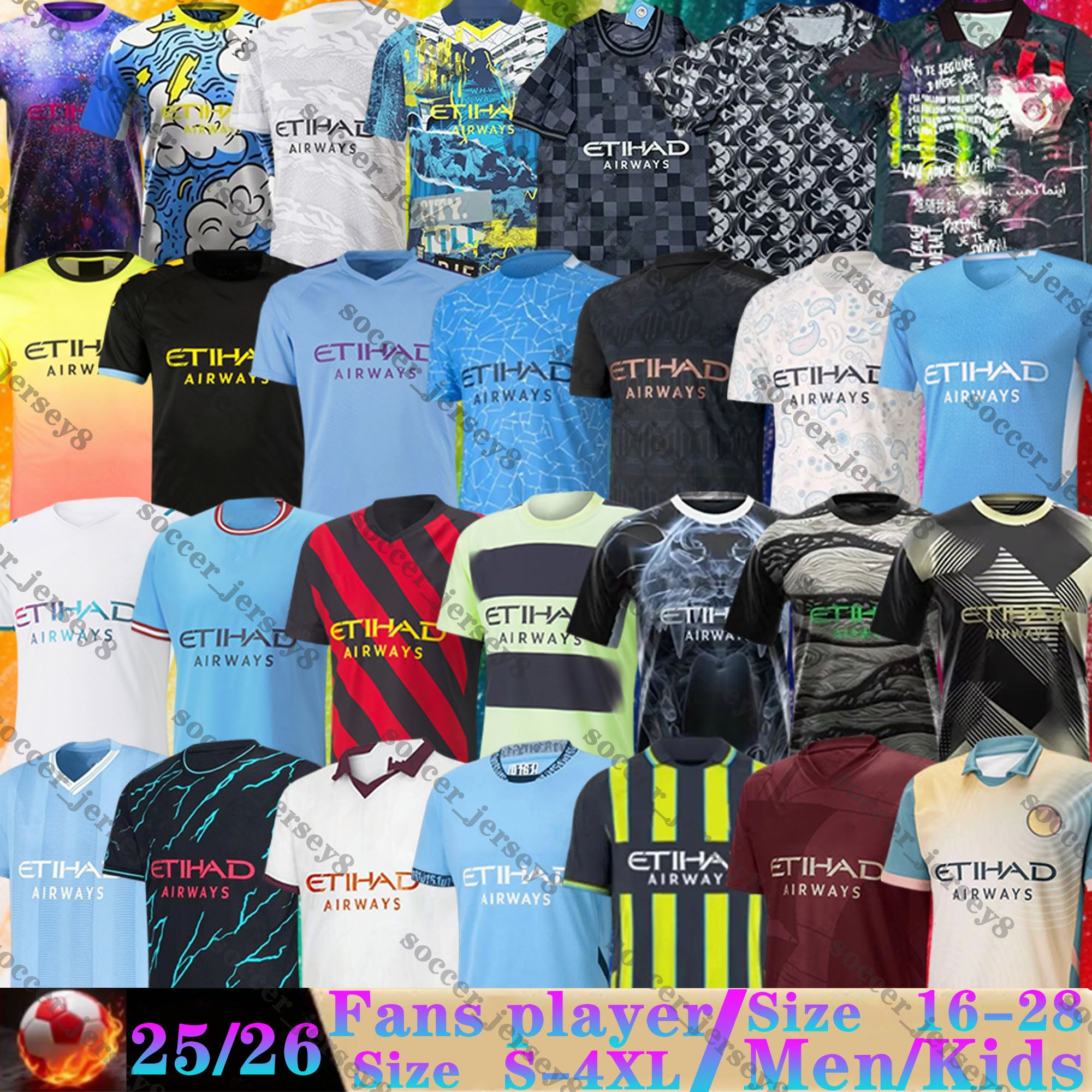 19 20 21 22 23 24 25 Retro Man Citys HAALAND SOCCER JERSEYS Doku 2024 2025 2026 football shirts DE BRUYNE FODEN MARMOUSH GUNDOGAN SAVINHO KUN AGUERO