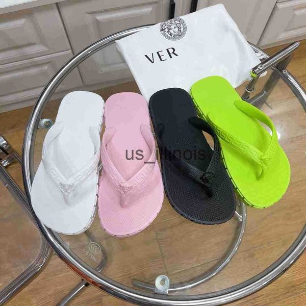 Slippers Camboja Myanmar Vietnã Praia Clipe Sandals 2023 Summer Casal Style Beauty Head Relester Flip Flip Flip J241227