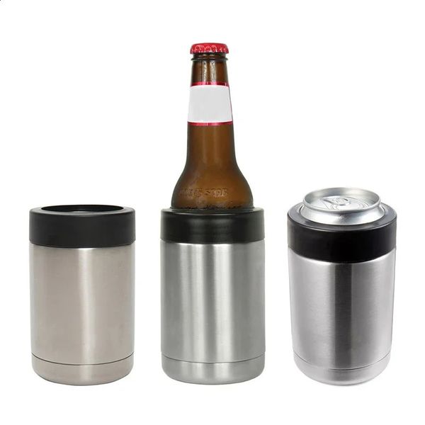 12 oz stainless steel beer bottle refrigerated canbottle rack double wall vacuum insulated cooler bar accessories 240819