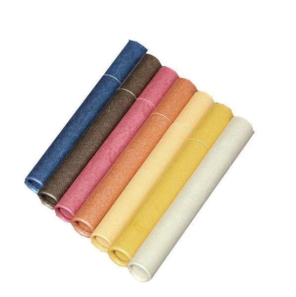 200Pcs 5-10-Gram Small Perfume Paper Tubes Packaging Joss Stick Convenient Carrying Kraft Paper Incense Tube Barrel Gift Box ni96