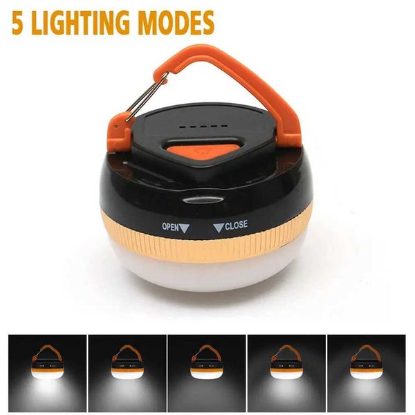 LED portable camping pendant light hanging light tent light using AAA battery emergency lighting fishingLX241113