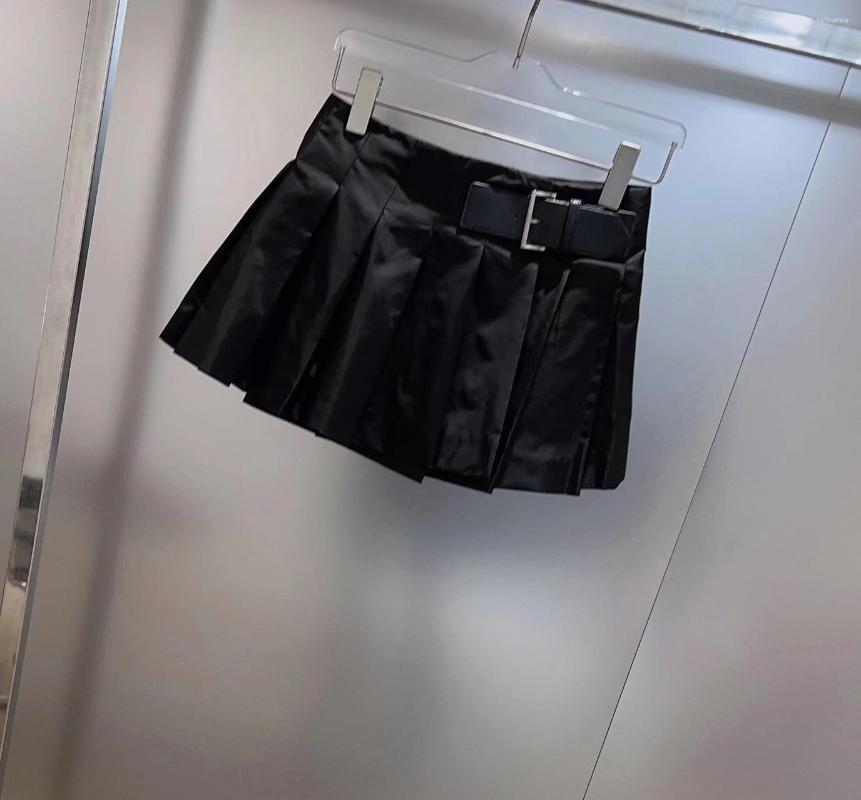 Skirts Early Spring Pleated Half Skirt High Waist Design Immediately Elongated Body Shape