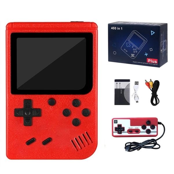 10 Colors Retro Classic Video Game Console Nostalgic host Portable Mini Handheld 8-Bit 3.0 Inch LCD Kids Game Player Built-in 400 Games Cons
