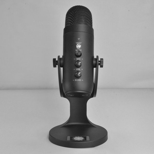 USB Condenser Microphone For Computer,360 Degree Adjustable With Mic Stand To Gaming Streaming Podcasting Recording
