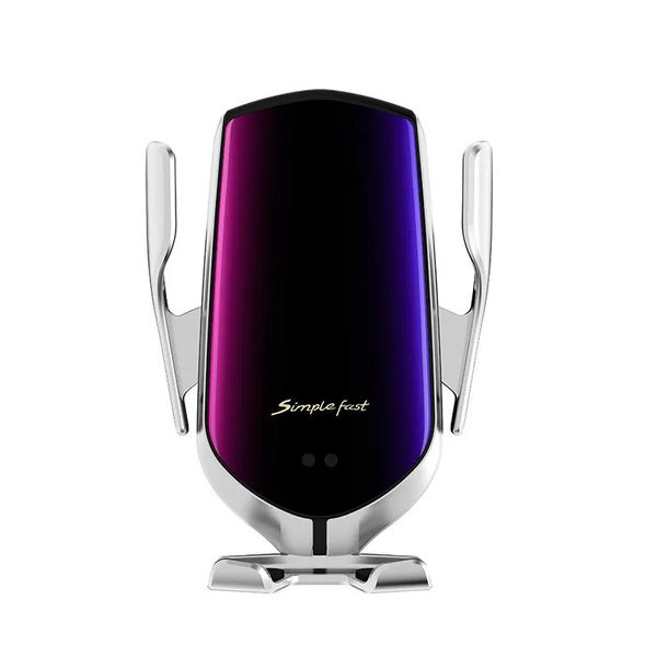 phone car Mobile Holders Smart Sensor Automatic Clamping Car Charger Stand Air Outlet Multifunction Phone Holder Auto Wireless Charging Brac