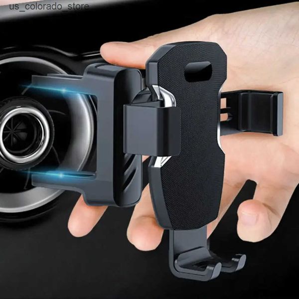 Cell Phone Mounts Holders Universal Car Circular Air Vent Mount Holder for Round Air Vent Phone Mount Stand G Support One-Handed Operation B