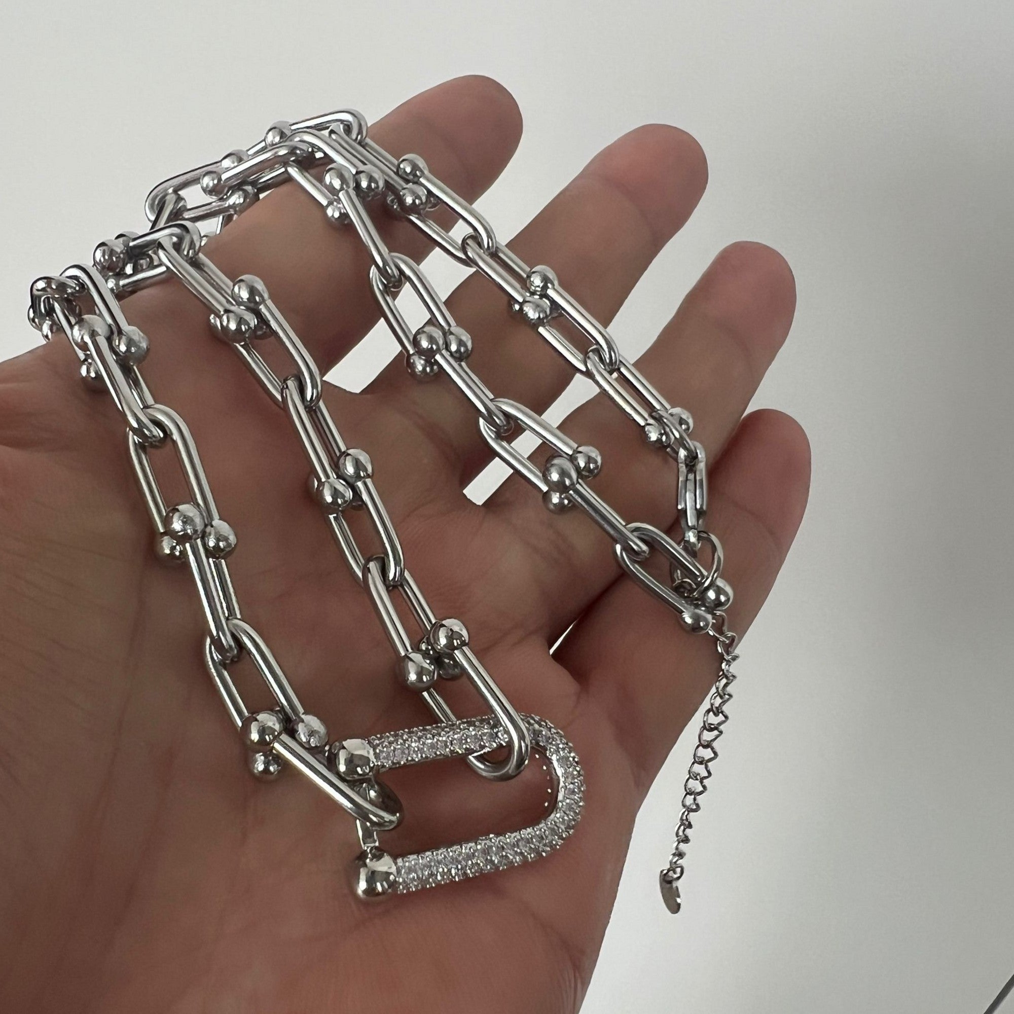 316L stainless steel As original 45cm Luxury designer branded torques choker necklace women girl Love 18K gold silver rose engrave party Jewelry