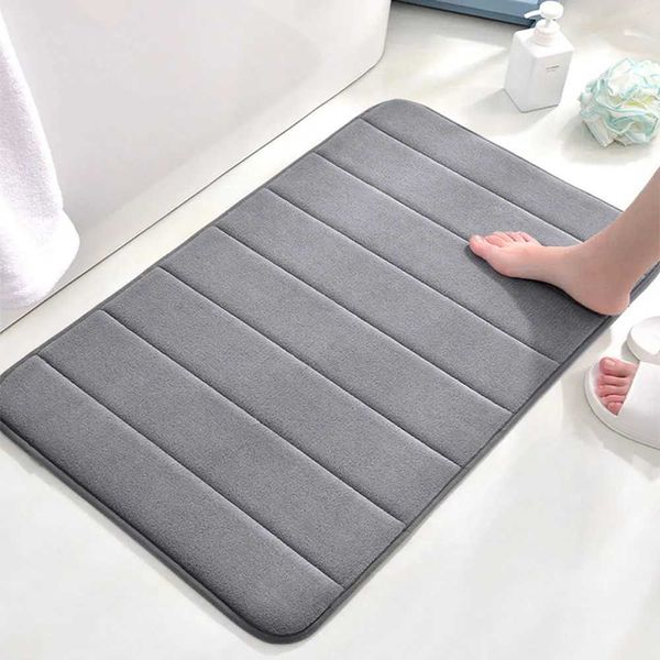 1pc Memory Foam Bath Mat Sets 40x60CM U-Shaped Water Absorption Toilet Mat for Bathroom Rugs Foot Mat DropshippingC250102