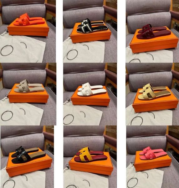 designer slippers platform slides women sandale oran sandals men slipper shoes bottom fur flip flops summer casual beach sandal real leather