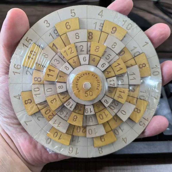 Turntable Digital Huarong Road Puzzle Mumeng Tai Suoli Toy IQ Test Brain Teaser Childrens Math Game Rompecabezas Ni os W241109