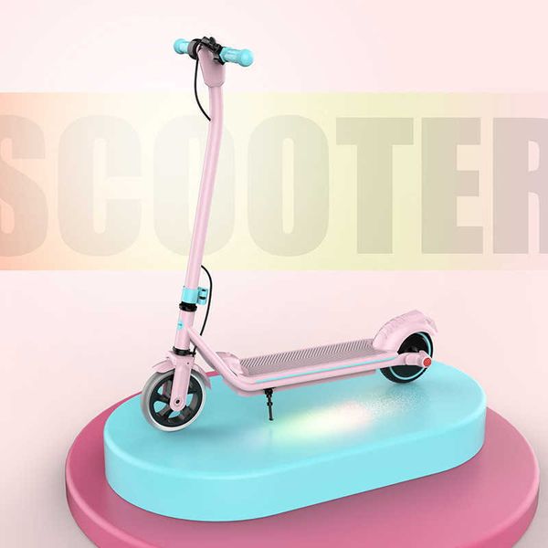 Kick Scooters Childrens Electric Scooter Two Wheel Foldable Scooter Student Campus Single Foot Portable Mobility Scooter Y240719QB39