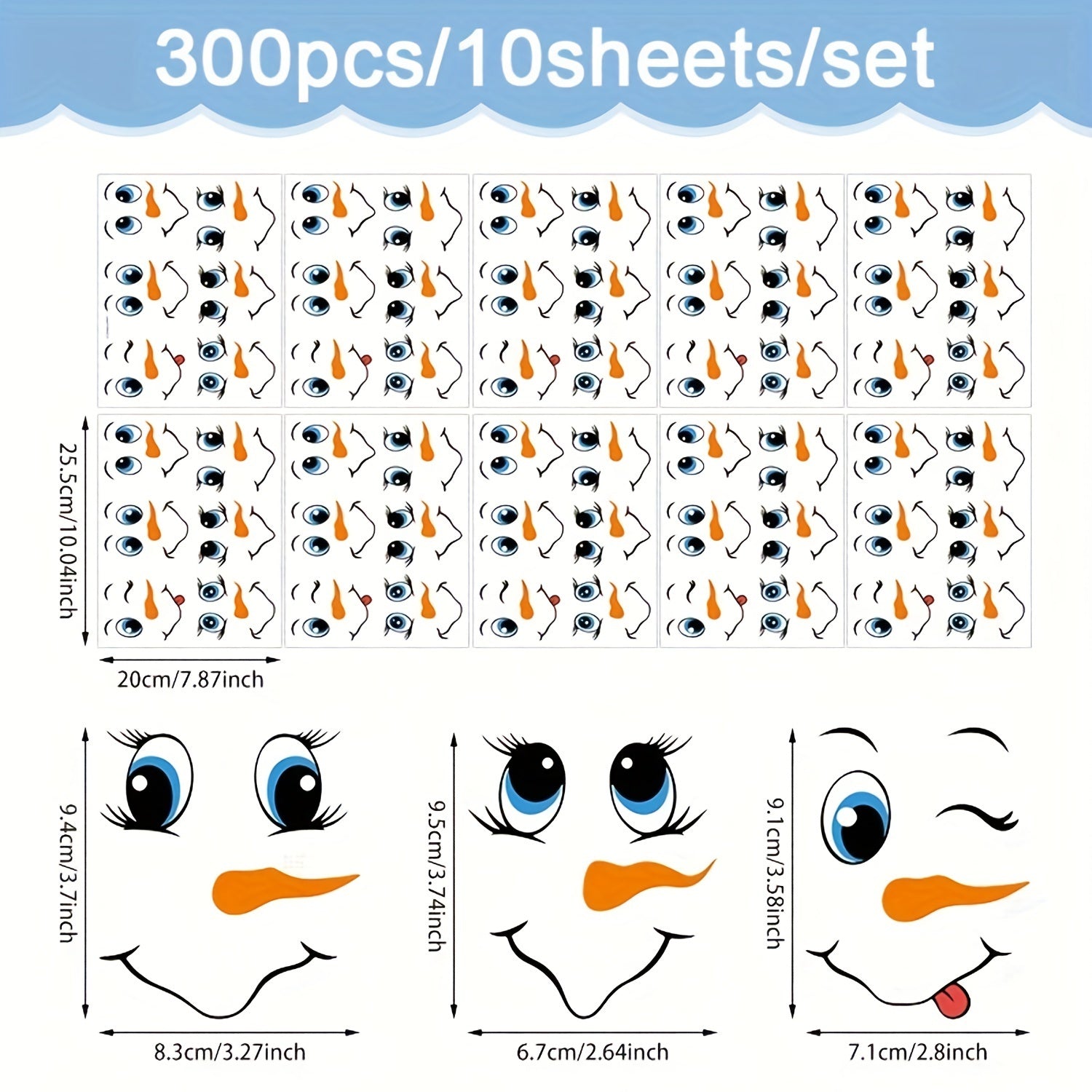 TEMU 300 Sticker Set - Reusable Pvc Refrigerator Stickers, Party Gifts And Home Decor | Optional, Suitable For Winter And New Year